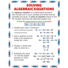 Mcdonald Publishing Algebraic Expressions + Equations Teaching Poster Set TCRP088